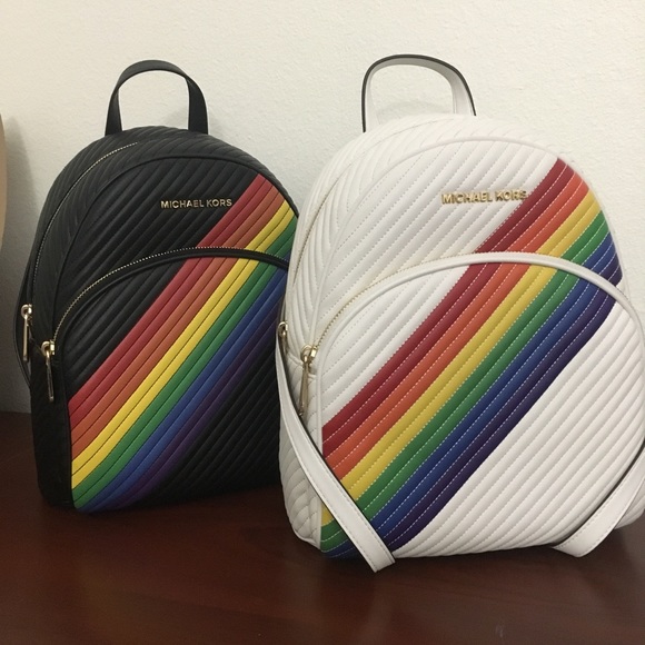 Last one❗️Michael Kors abbey rainbow 🌈 Backpack - Picture 2 of 8